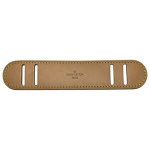 New Authentic LOUIS VUITTON Vachetta Leather Strap Shoulder Pad France 7 x 2”